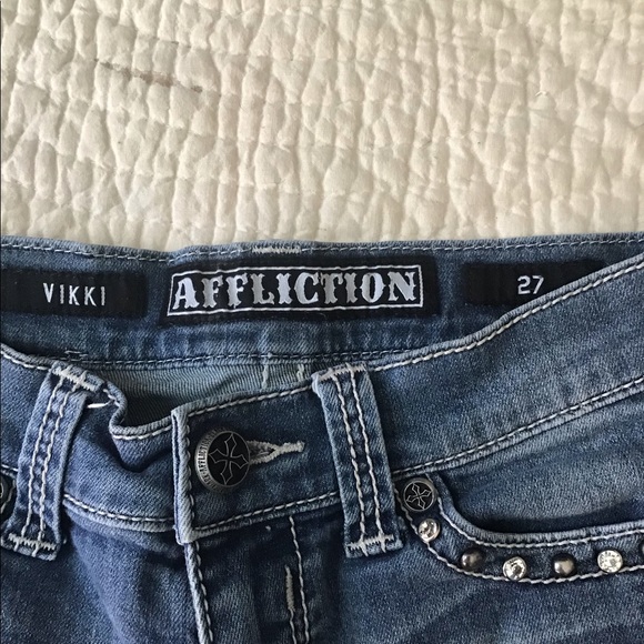 Affliction vikki shorts size 27 - Picture 3 of 6